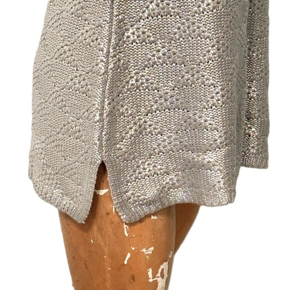 Anthropologie Womens Moth Sana Foiled Sweater Knit Tank Small Sleeveless - Picture 6 of 10